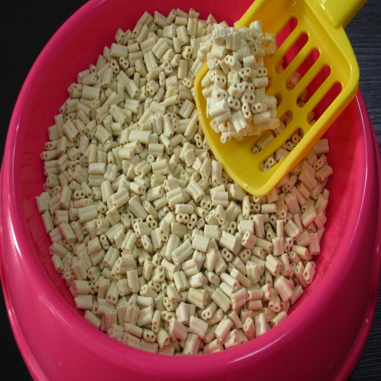 High quality Japanese Soybean Cat litter Double Hole